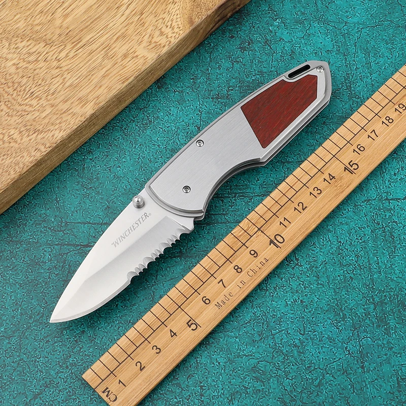 

Winchester Folding Knife Wild Survival Tool Outdoor Tactical Hunting Folding Knife Outdoor Survival Knife Sharp EDC Tool