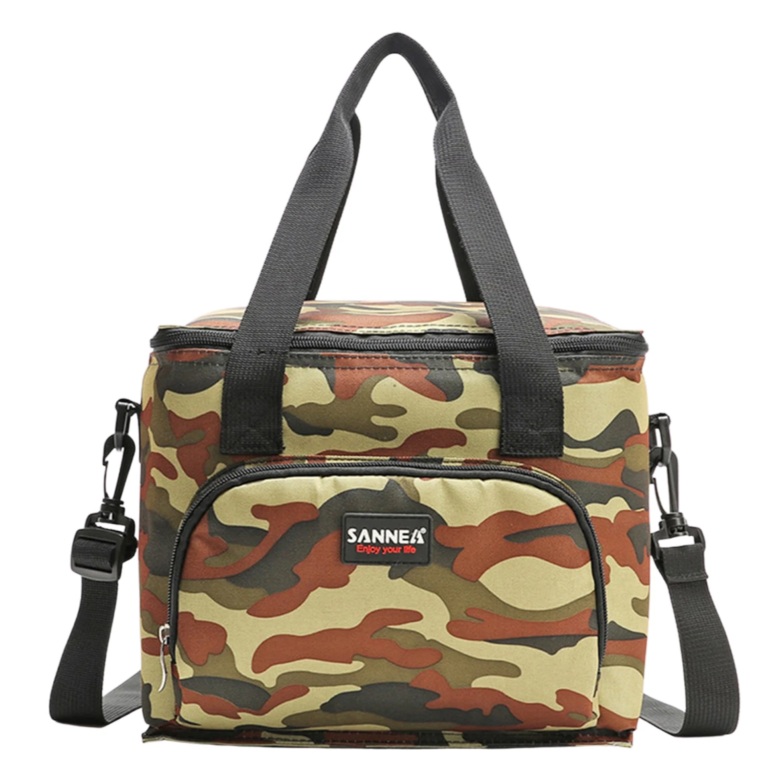 

New Fashion Picnic Bag, Floral Print Large Capacity Lunch Bag Multipurpose Food Insulated Thermal Bag for Camping Picnic Hiking