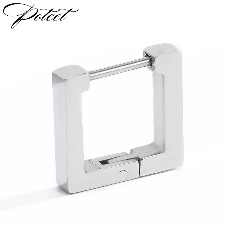 

POTCET Stud Earring Retro Hip Hop Trend Geometry Party Travel Anniversary