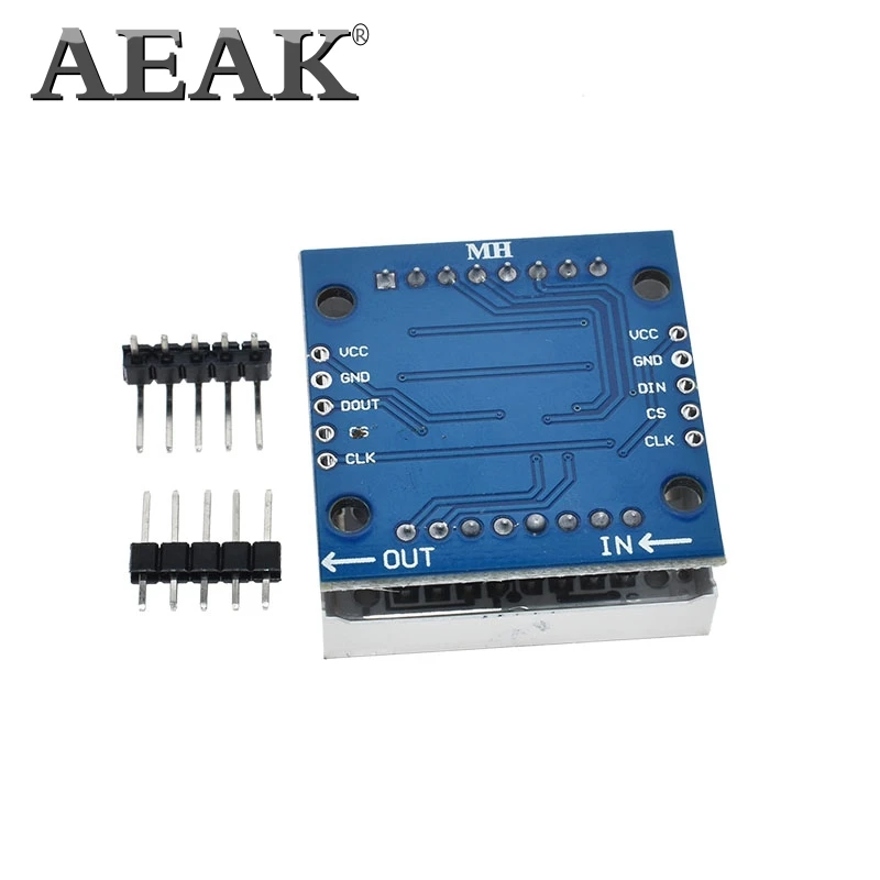 Матричный модуль AEAK MAX7219 микроконтроллера дисплейный готовые товары 1 шт.|max7219 dot
