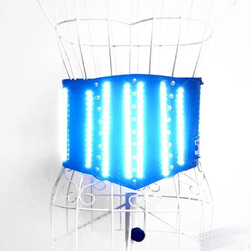 Карнавальные светящиеся костюмы Дискотека LED жилет плащ для женщин Робот танец led