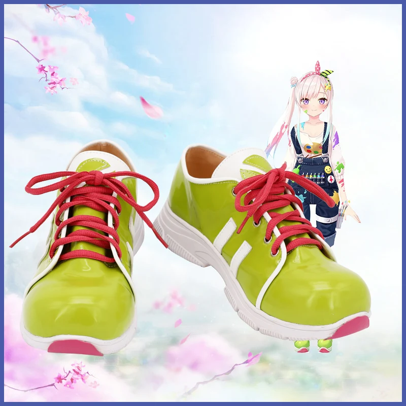 Производство Hololive, сапоги для косплея Airani iotwelve, обувь из искусственной кожи, реквизит для косплея на Хэллоуин, изготовление на заказ