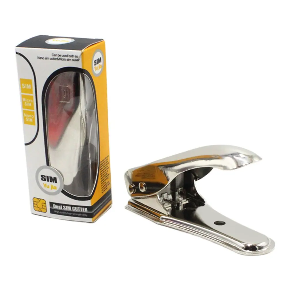 Резак для сим карт высокое качество адаптер Серебряный резак из нержавеющей