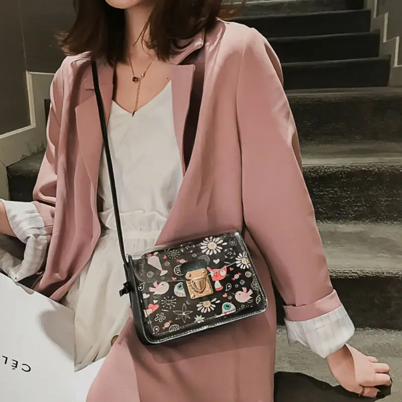 Модные сумки женская прозрачная сумка маленькая мини-сумка-мессенджер с