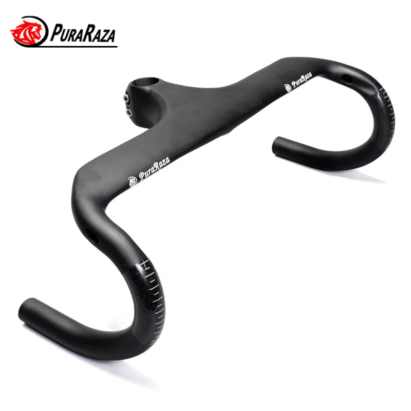 carbon fiber road Bike handlebar sports car one piece handle carbon bicycle handle integrated handlebar road bike accessories
