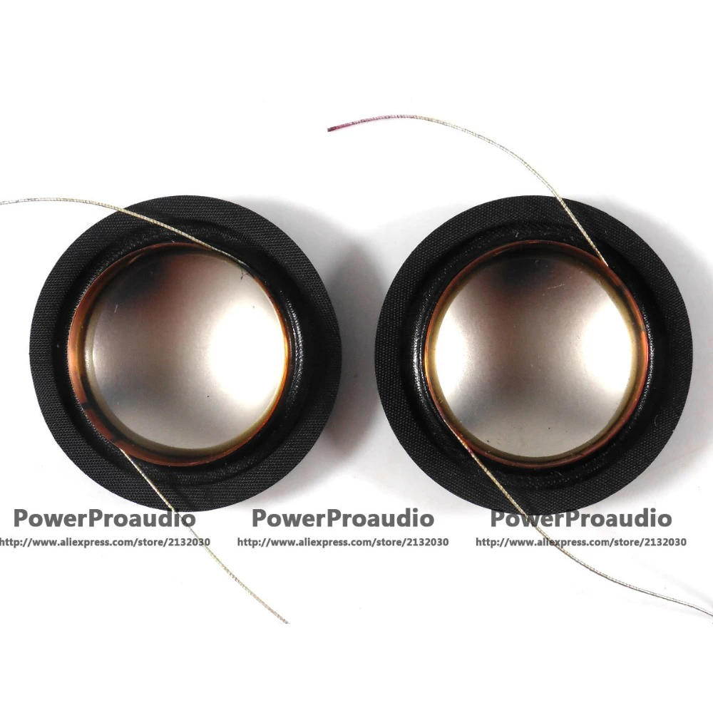 

2PCS 25.4mm imported Titanium Film + Silk Side Diaphragm 25 core Tweeter Voice coil Speaker Repair film 8 Ohm