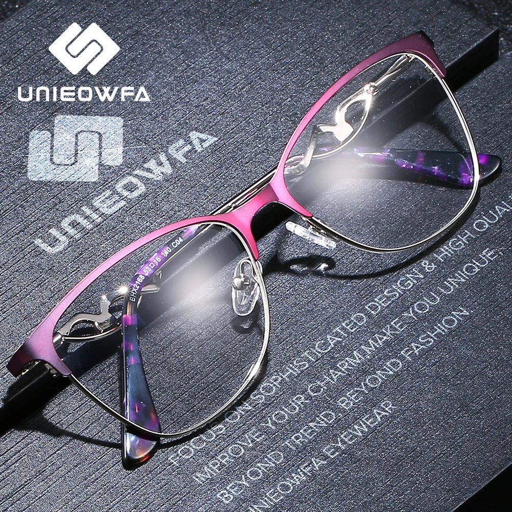 Cat Eye Prescription Eyeglasses Frame Women Optical Myopia Degree Glasses Transparent Clear Eyewear Spectacles Brand | Аксессуары для