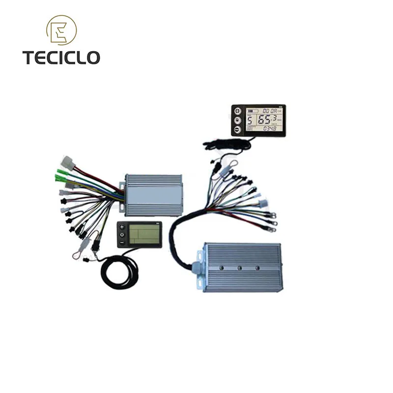 

Teciclo Controller DC 24-48V 500W/600W Brushless Controller LCD Display Panel for Electric Bicycle Scooter Motor