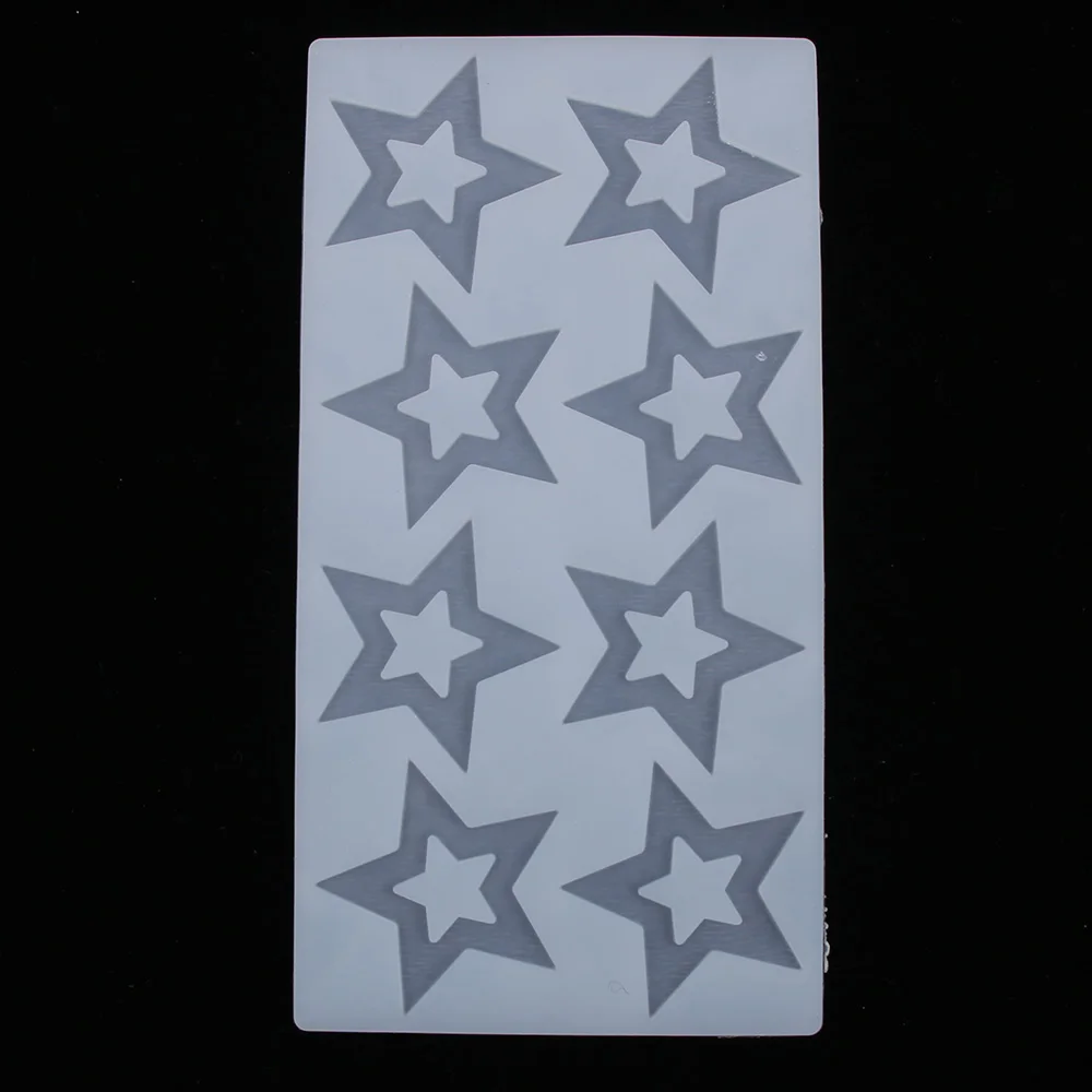 

3D Star Shape Silicone Mold Cake Decorating Tools Chocolate Mould Cupcake Silicone Mold Decor Muffin Pan Baking Stencil A