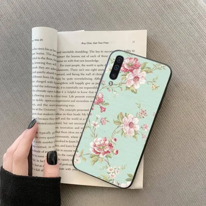 

Flower Emboss Phone Case For Samsung galaxy S 7 8 9 10 20 edge A 6 10 20 30 50 51 70 note 10 plus