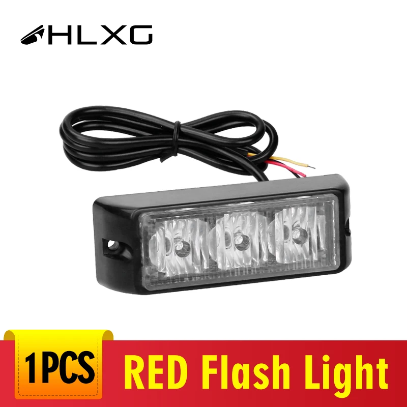 12 V/24 V полицейский свет стробоскоп сигнальные фары 3 светодиодный