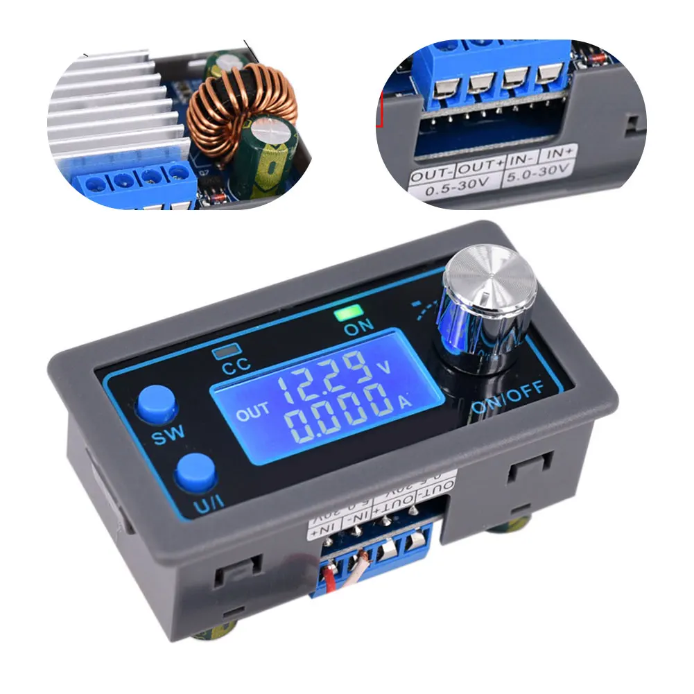 

ZK-4KX CNC DC Buck Boost Converter Adjustable Voltage Converter Regulated Power Supply Module For Solar Battery Charging