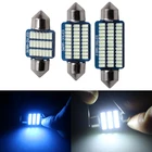 1 шт., автомобильная фестонсветильник лампа, купольное освещение для салона автомобиля, освещение s 31 мм, 36 мм, 39 мм, 41 мм, 6000k, белая, 12 В, светодиодная купольная лампа для чтения