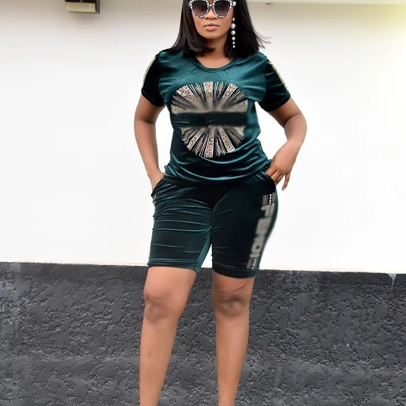 Бархатная африканская женская одежда осень/зима 2020 мусульманский комплект из 2