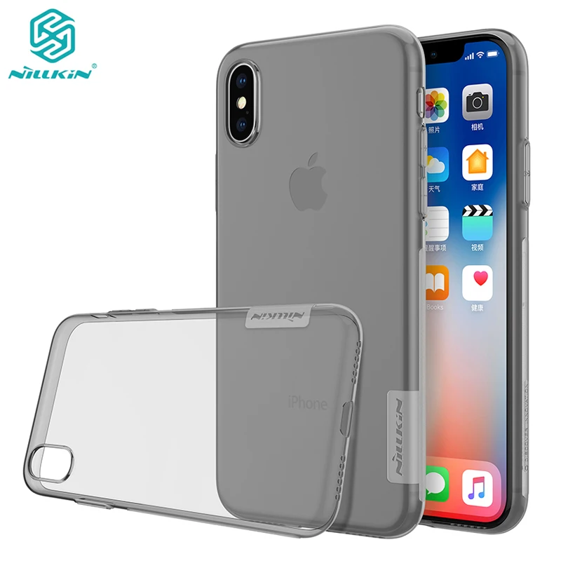 Nillkin натуральный ТПУ чехол для iPhone Xs Max прозрачный мягкий кремний противоударный задний Чехол для iPhone X XRPhone Корпус чехол capa