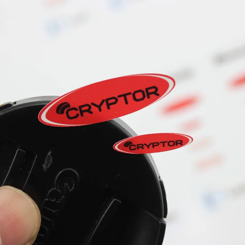 Изготовленный на заказ целлофановый пакет клейкая круглая бумага Размер