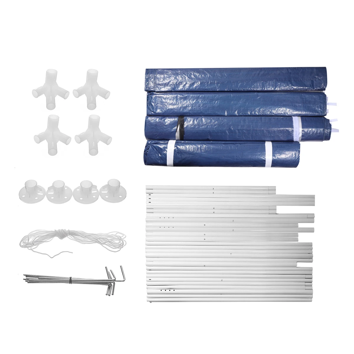 

Portable Windproof Outdoor Tent PE Cloth Sidewall Waterproof Easy Use Accessories Anti-UV Reusable Gazebo Side Panel Durable