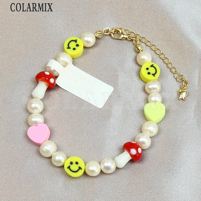 

3 шт., браслет с бусинами в виде грибов