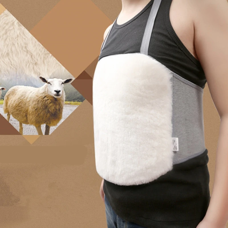 Шерстяной пояс для защиты живота зимний теплый груди Женский Теплый дворцовый