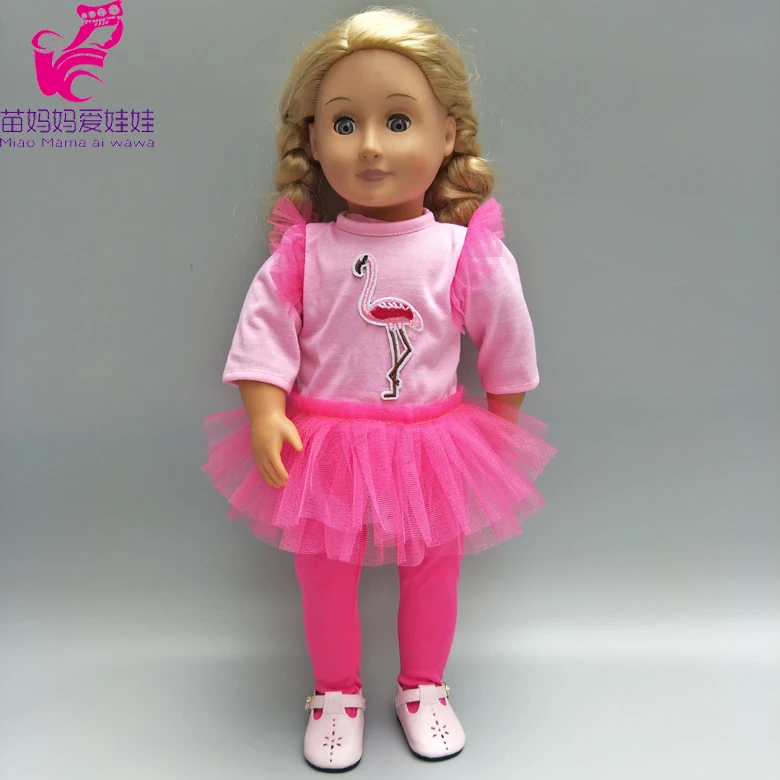 Одежда для куклы 43 см красное платье с повязкой на голову 18 дюймов Тюлевое