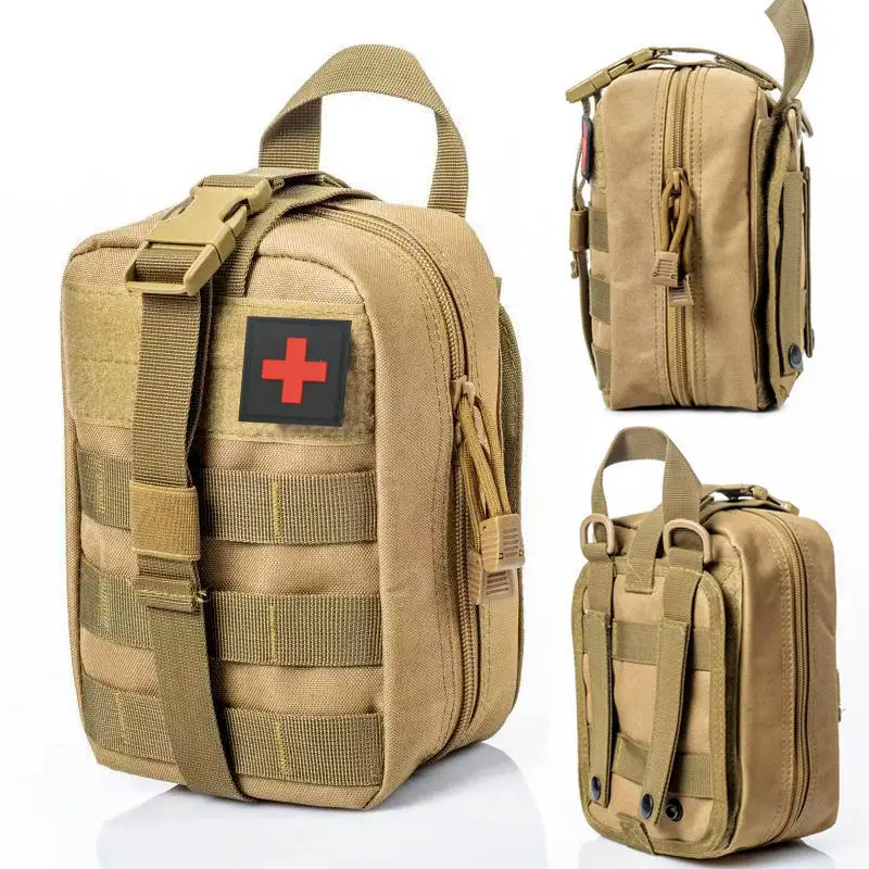 

Outdoor Tactical First Aid Kits Medical Bag Emergency Camping Survival Tool Military EDC Pouch Emergency Army Car Travel Storage