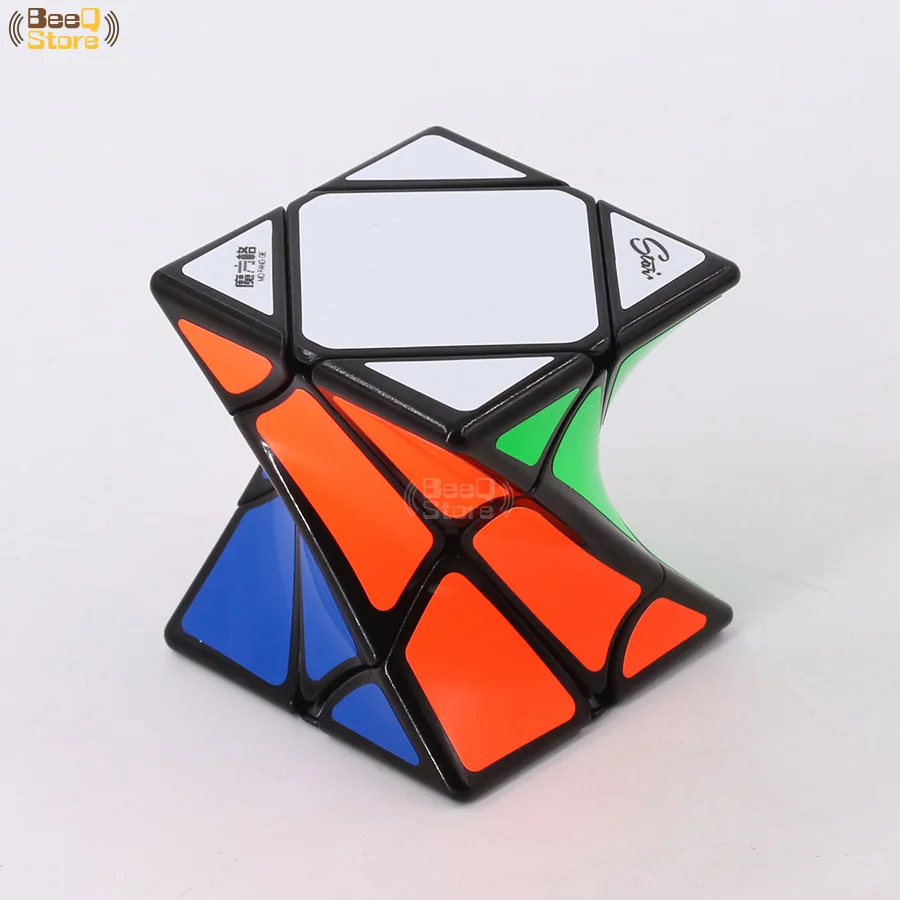 Mofangge Twistyskewb Twisty Skew Cube Cubo Magico Speed головоломка игрушки для детей черные наклейки
