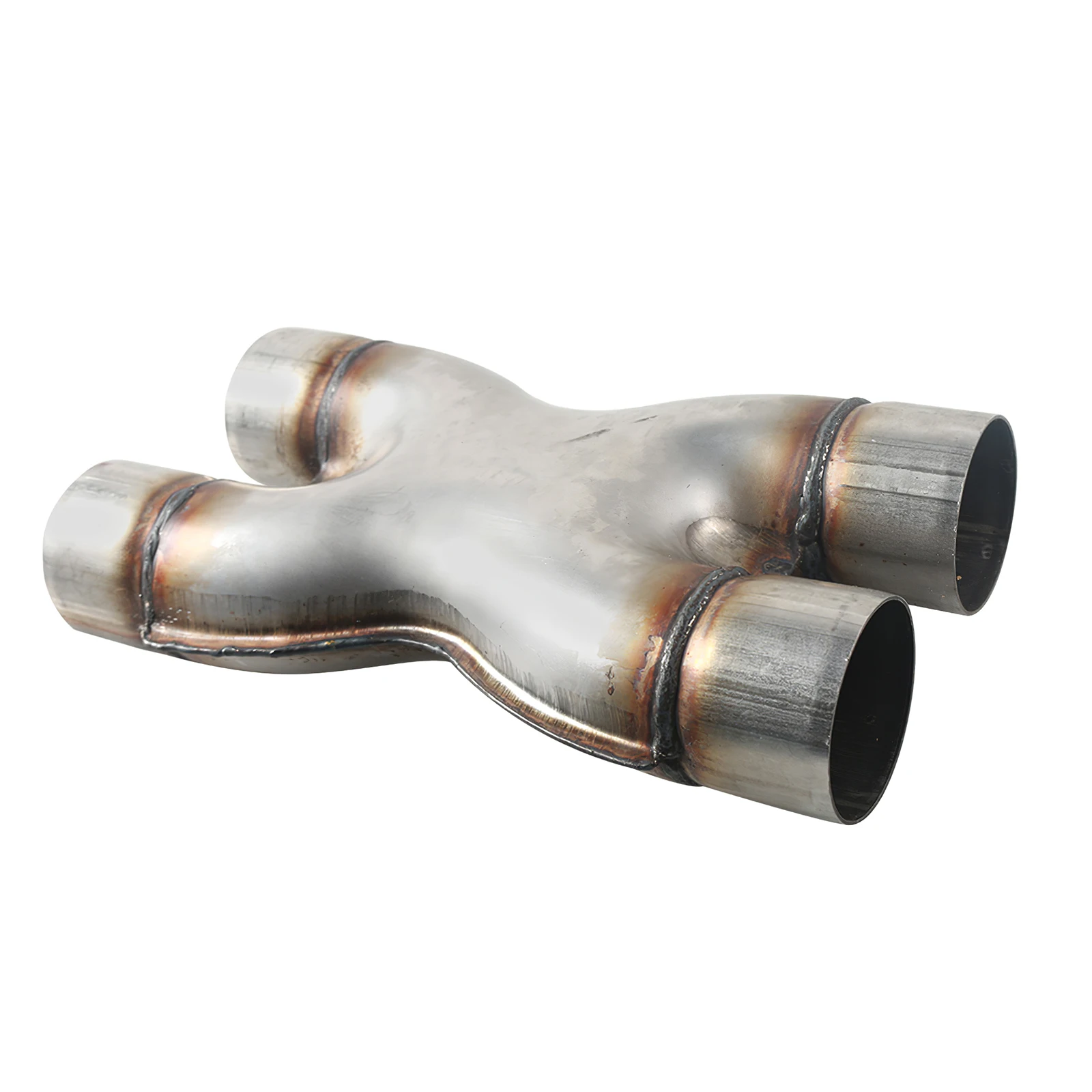 

Universal X Exhaust Pipe Dual In/Out Crossover Stainless Steel Gas Emission Pipe for Car Engine Fast Emission Speed Exhaust Pipe