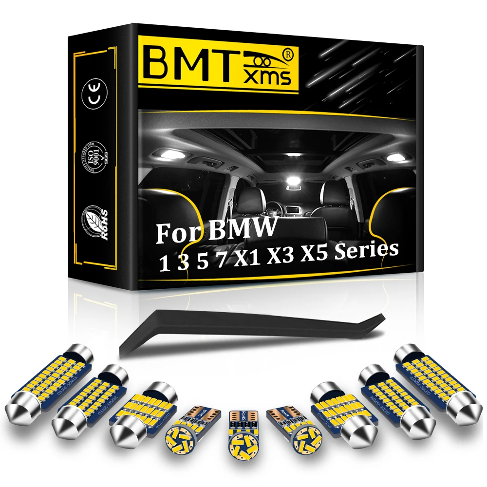 BMTxms Canbus LED Interior Light Lamp Kit For BMW E87 E82 F20 E36 E46 E90 E91 E39 E60 E61 F10 F11 X1 E84 X3 E83 F25 X5 E53 E70