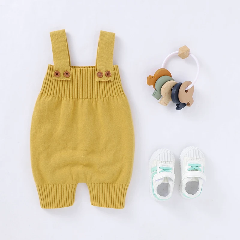 

Детский хлопковый трикотажный комбинезон для новорожденных; Детский комбинезон; Однотонный ребристый комбинезон для маленьких мальчиков ...