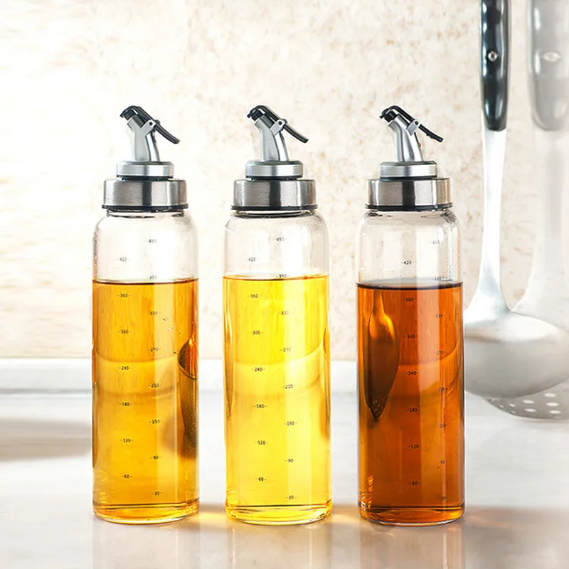 Пособия по кулинарии приправы бутылки дозатор соуса бутылка стеклянная для
