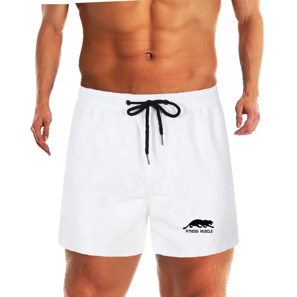 

Summer Beach Swimsuit Men's Quick-Drying Swimwear Men Comfortable Breathable Swimwear Beach Shorts Sexy Solid Male Swimsuit