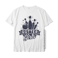 gutter girls bowling t shirt kids bowler bowlers funny gifts slim fit student t shirt dominant cotton tops shirt normal