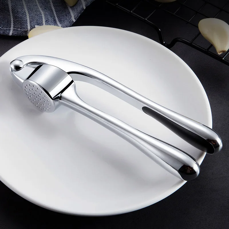 

Premium Garlic Press, Heavy Soft-Handled & Sturdy Design Extracts More Garlic Paste, Professional Ginger Mincer, Kitchen Tools