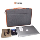 Популярная сумка для ноутбука Macbook Air Pro 11 12 13 14 15 Xiaomi Lenovo Asus Dell HP Apple, чехол для ноутбука 13,3, 15,6 дюйма, защитный чехол