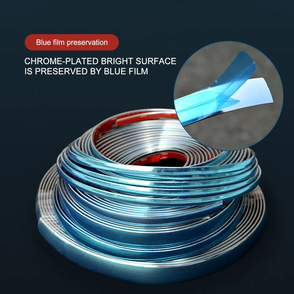 

Car Body Bright Strip Car Window General Electro Plating Bright Strip Bumper Anti-scratch Chrome-plated Anti-collision Strip