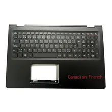 For Lenovo Flex3-15 Flex 3 15 1570 1580 YOGA 500-15 Palmrest Upper Case C Cover w/ Backlit Keyboard Canadian French 5CB0J34012
