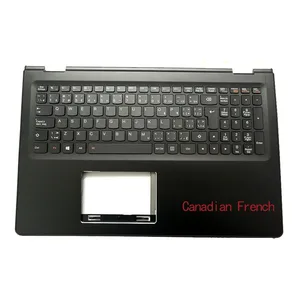 for lenovo flex3 15 flex 3 15 1570 1580 yoga 500 15 palmrest upper case c cover w backlit keyboard canadian french 5cb0j34012 free global shipping