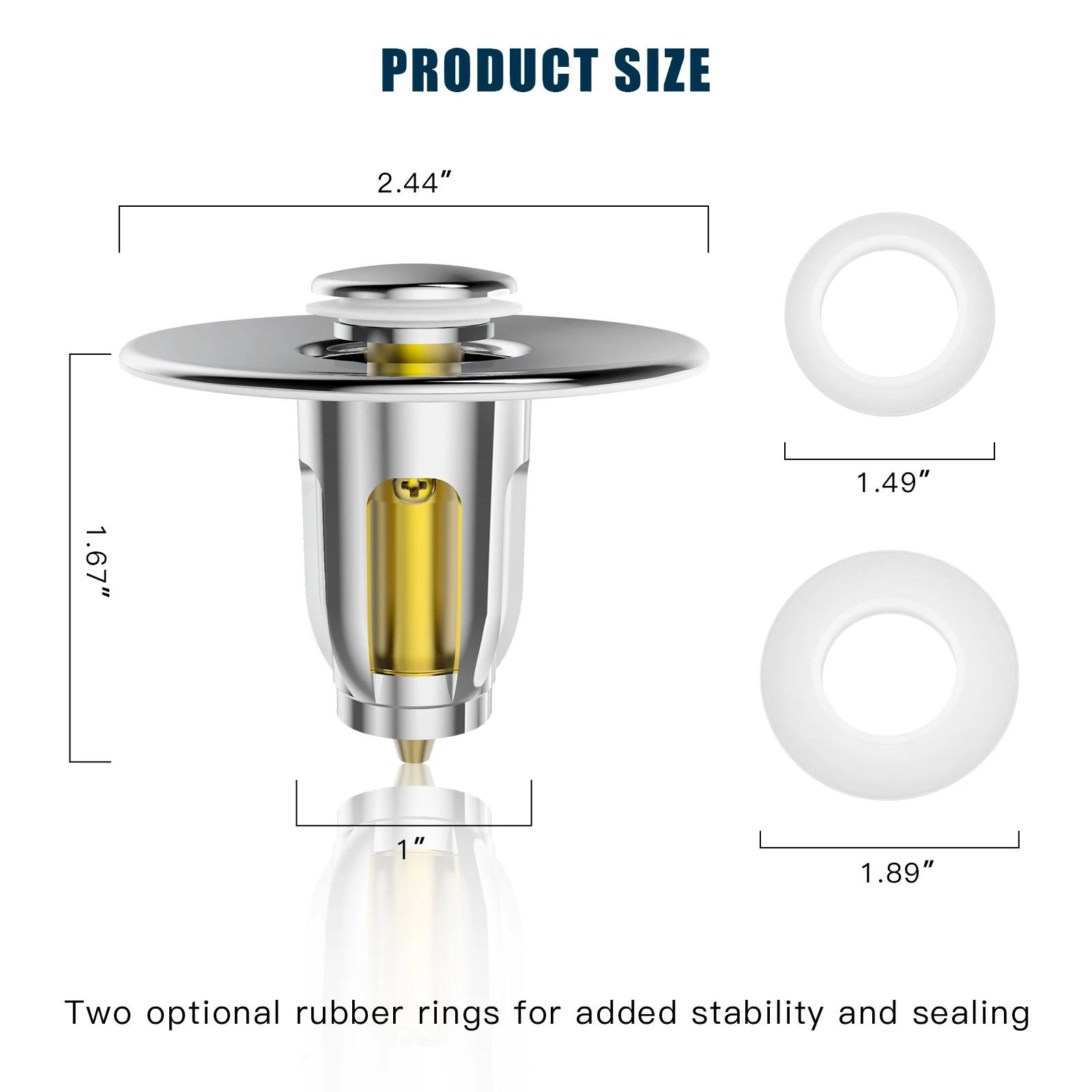 

Universal Basin Pop-up Drain Filter Hair Catcher Bath Stopper Shower Sink Strainer Plug Kitchen Accessories 2021