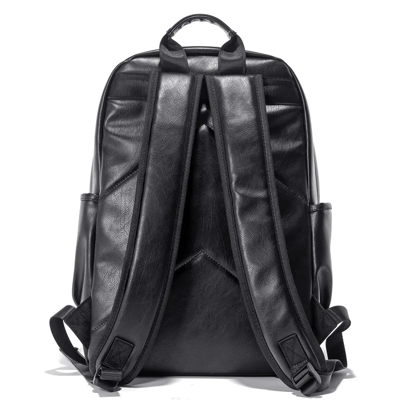 

Cross-Border Foreign Trade Popular Korean Style Men's Pu Backpack Fashionable All-Match Large Capacity Computer Travel Backpack