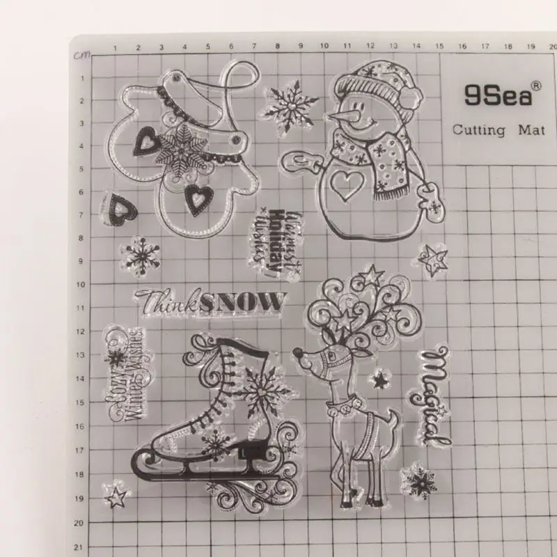 Christmas Gloves Silicone Clear Seal Stamp DIY Scrapbooking Embossing Photo Album Decorative Paper Arts Craft New For 2020 | Дом и сад