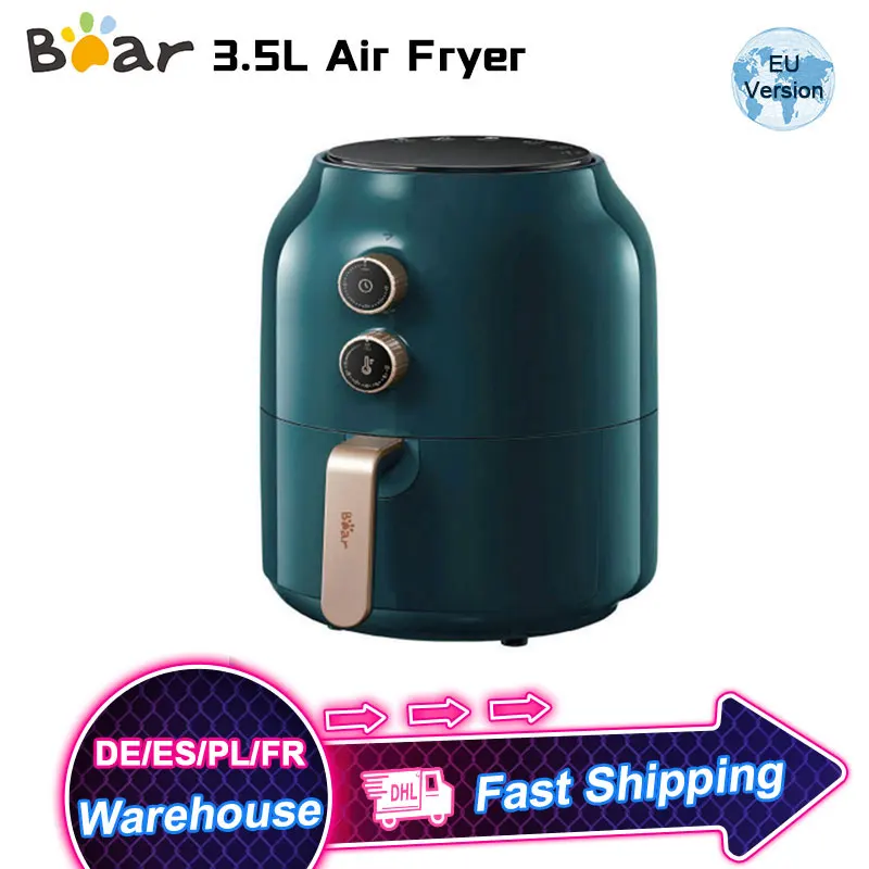Медведь 3.5L с антипригарным покрытием аэрофритюрница для приготовления блюд без