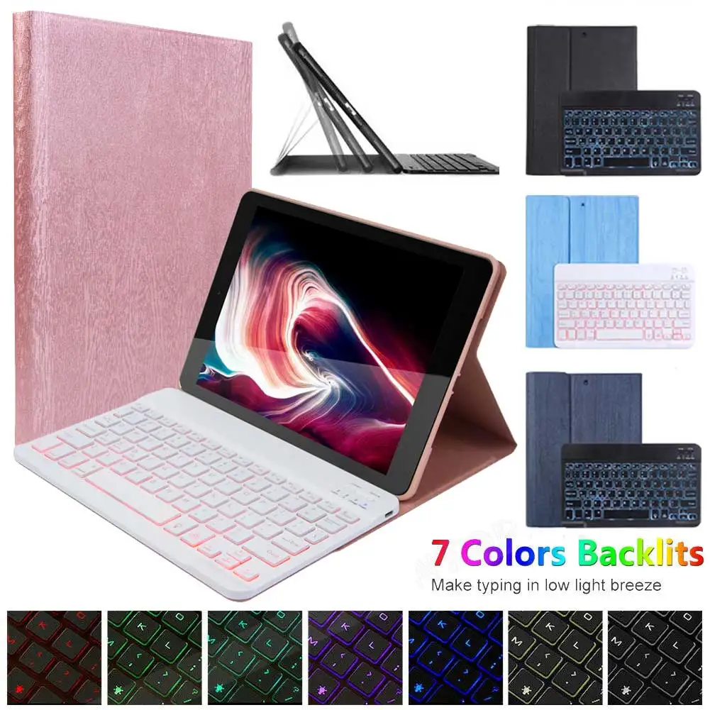 Чехол для клавиатуры iPad Air 10 5 2019 чехол из искусственной кожи с откидной крышкой и