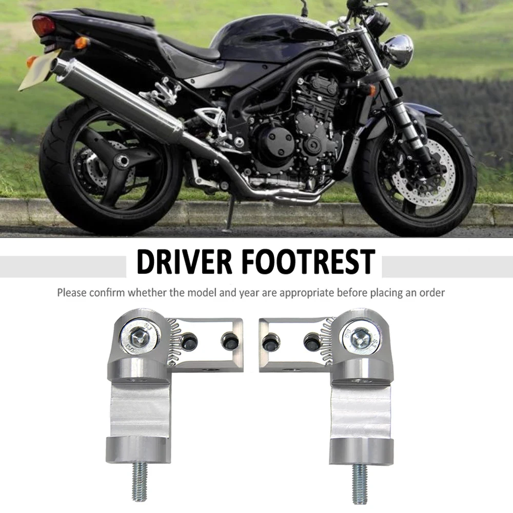

NEW Motorcycle Foot Peg Passenger Footpeg Lowering Kit Fit For Speed Triple 1050 Fit For Speed Triple 955i