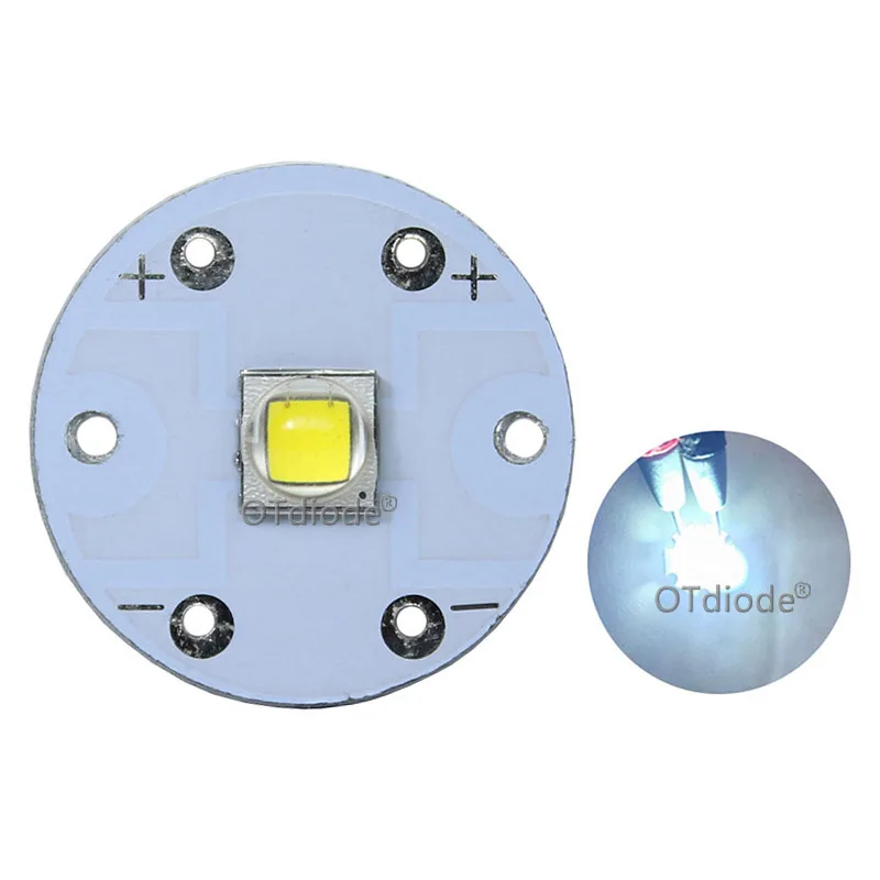 CREE XML2 XML T6 U2 LED Diode SMD5050 10W Round 20mm PCB for Flashlight Car light Headlight High Power Bulb bead DIY Parts