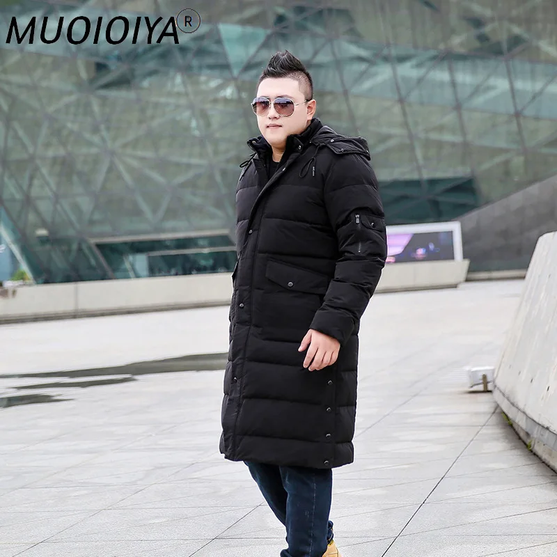 

MUOIOYIA White Duck Down Jacket Men Clothing Thick Parkas Real Fox Fur Collar Coat 5XL 8XL Plus Size Jackets Ropa Hombre LXR599