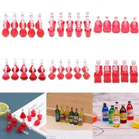 mini 112 dollhouse miniature simulation whisky wine bottles furniture pretend play doll food drink accessories various style