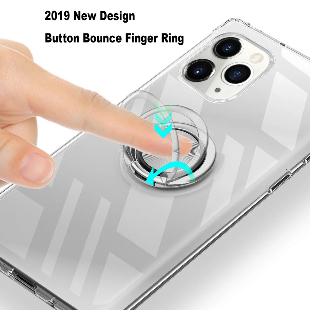 Противоударный прозрачный Ультратонкий Мягкий чехол для телефона iPhone 11 Pro Xr Xs Max X