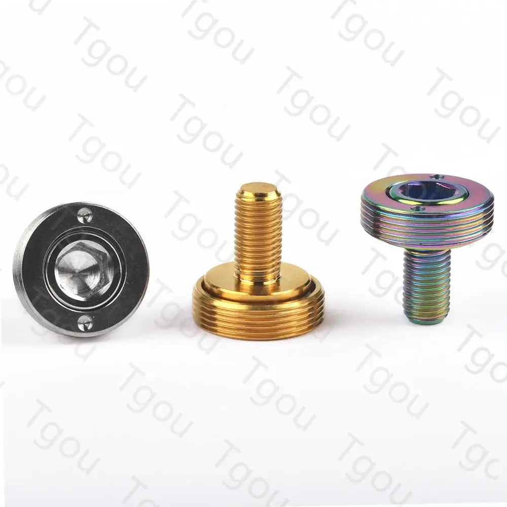 Tgou титановый болт M8x15mm квадратные шестигранные винты с прокладка крышки пыли для