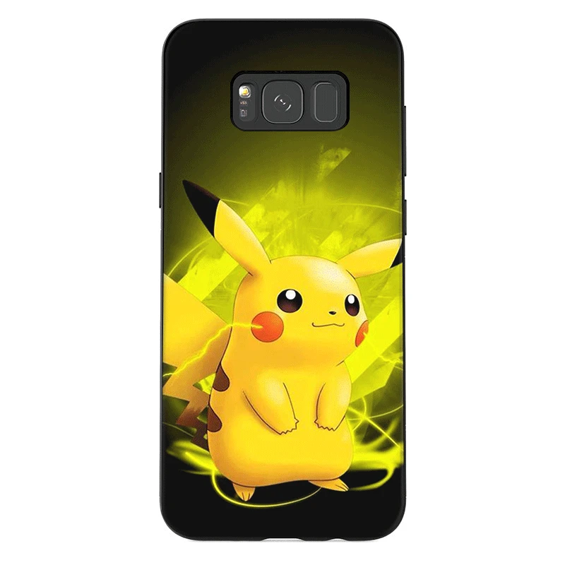 B5 Мобильный чехол для телефона из ТПУ для Samsung Galaxy S6 S7 край S8 S9 S10 S10E Plus Note 8 9 M10 M20 M30 M40 чехол с изображением покемона Пикачу, детская - Цвет: B5