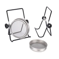 sprouting jar mesh lids kit 4 pcs sprouting lids stainless steel screen 2 sprouting stands pack foldable adjustable